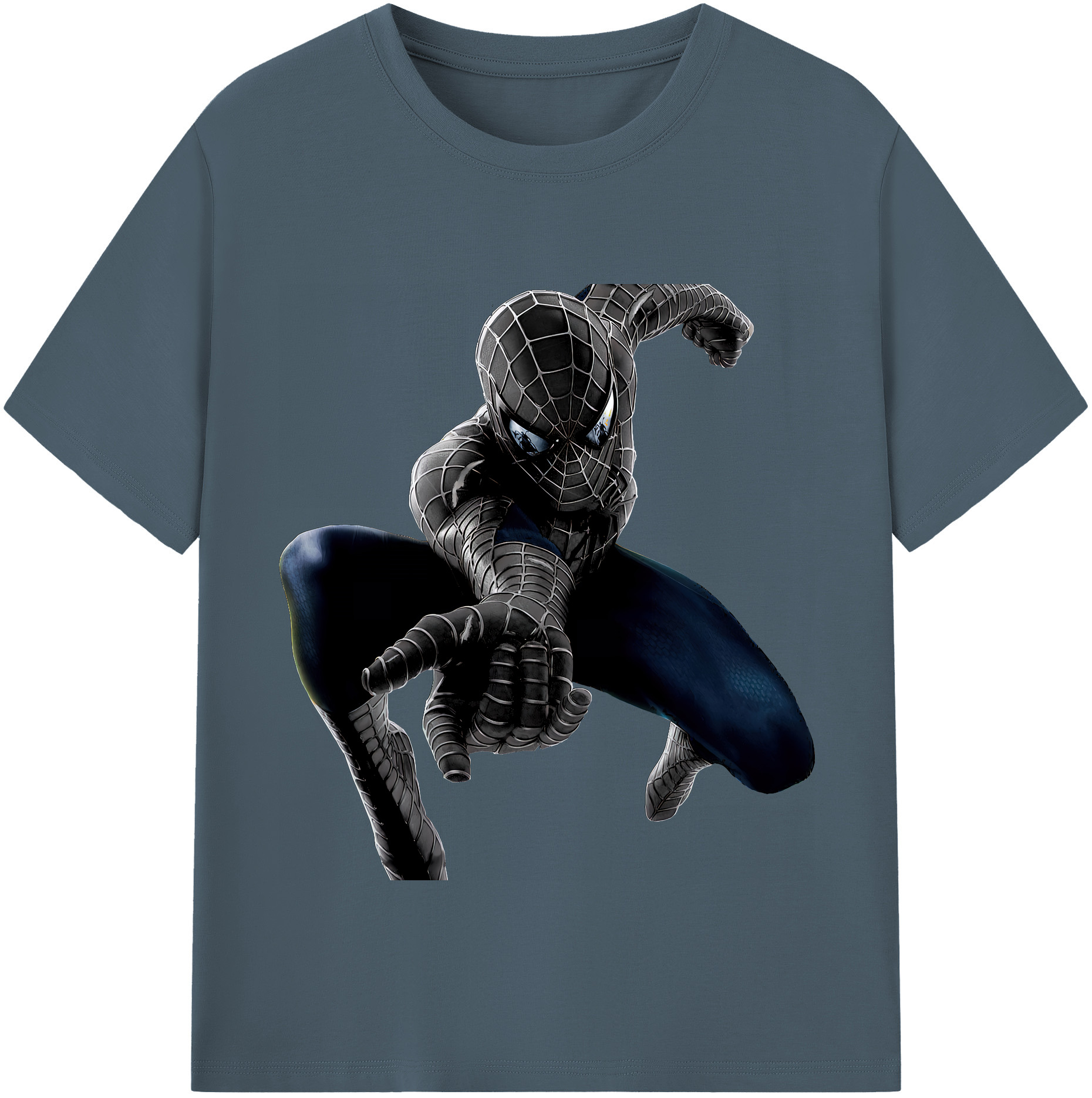 （画像用） Spider Man スパイダーマン 綿100％半袖Tシャツ（フロントプリント）